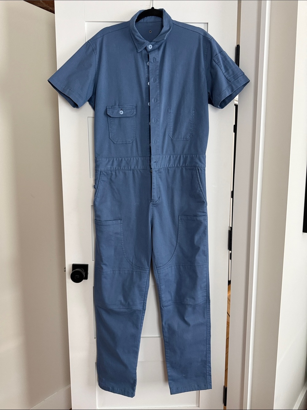 Tilit Men’s short sleeve Blue Utility Jumpsuit